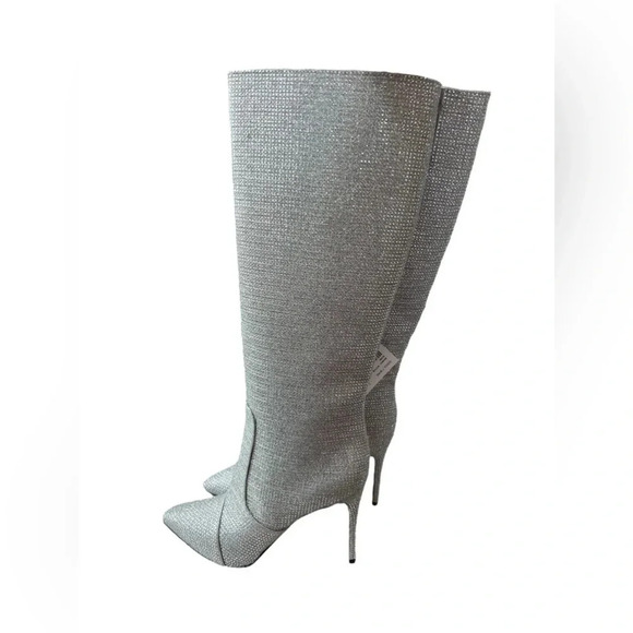 NIB Michael Kors Rue 100mm Crystal Embellished Boots - Picture 5 of 9